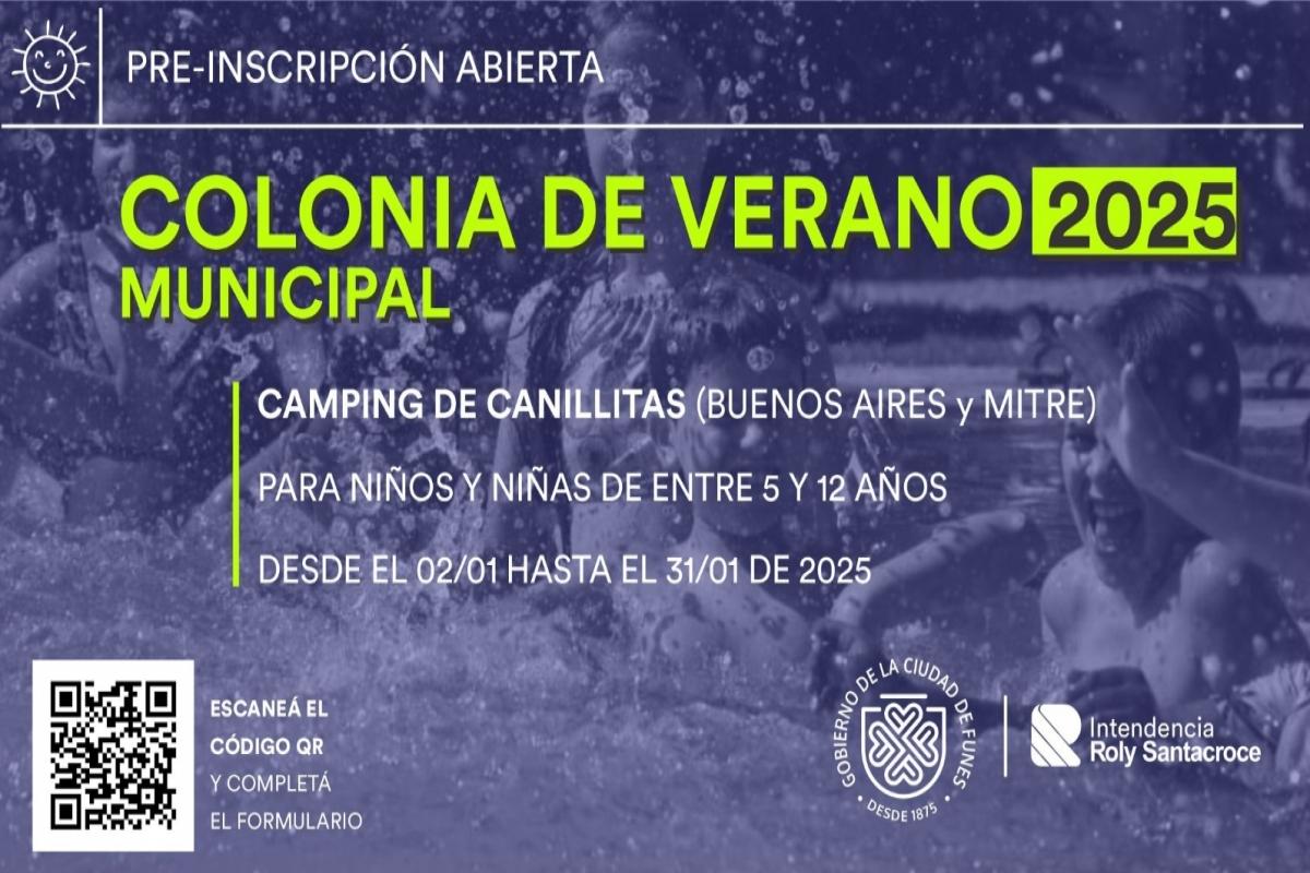 Colonia Municipal De Verano 2025: ¡Preinscripciones Abiertas!